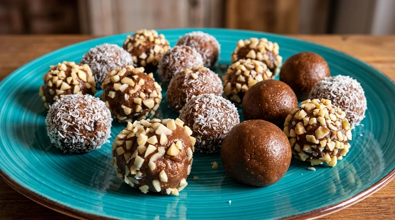 Protein Balls mit Proteinpulver